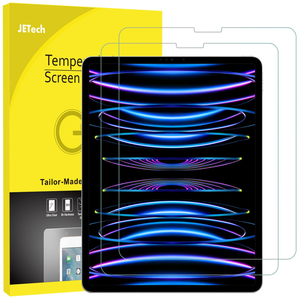 Photos - Protective film / glass Jetech Screen Protector for iPad Pro 12.9 Inch /2021/2020/2018 Model, Face ID Compatible, 9H Tempered 2022(6th/5th/4th/3rd)