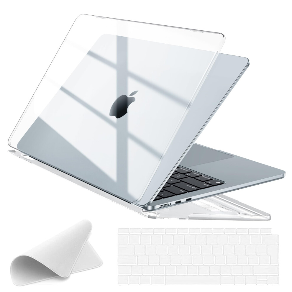 Eoocoo Compatible With Macbook Air 13 Inch Case M4 A3240 M3 A3113 M2 A2681, 2025 2024 2022 With Touch Id, Mac 13.6 Anti-Scratch Plastic Hard Shell + 5051221697673