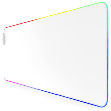 CSL - RGB gaming mouse pad - LED desk pad - 800x300 mm - XXL mousepad - LED multi color - 11 lighting modes - 7 LED colors plus 4 effect modes -