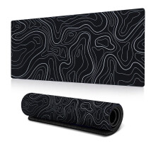 Jadin Mouse Mat, Gaming Mouse Pad, Large Mouse Pad, Size 90 x 40 cm, Thickness 2 mm, Non-Slip and Waterproof Computer Mouse Mat with Stitched Edges