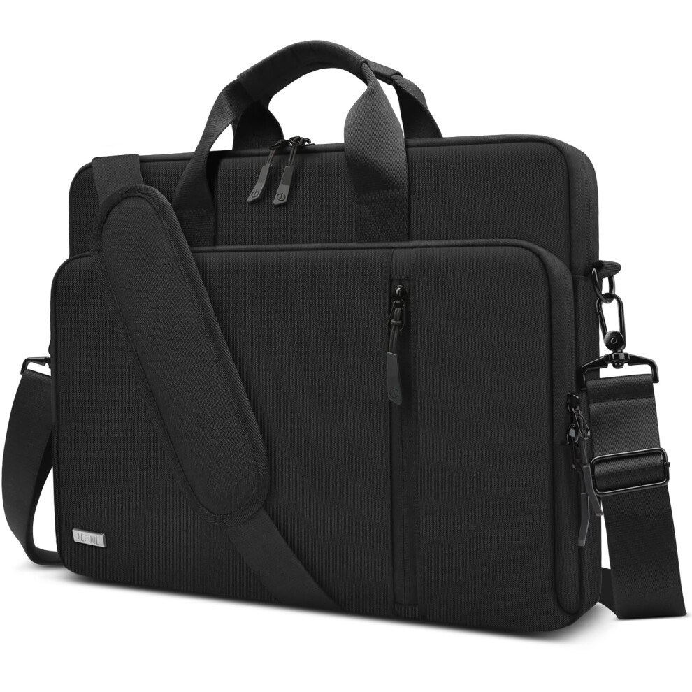 Tecool 15.6 16 Inch Laptop Bag, 360 Protective Case Messenger Bag Computer Sleeve With Shoulder Strap Waterproof Briefcase For 15.6 16 Inch Acer Asus 5051222473757