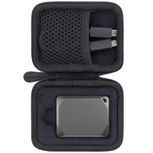Aenllosi Hard Carrying Case for Crucial X9/X9 Pro/X10 Pro 1TB/2TB/4TB Portable SSD, Protective Case for Crucial USB Drive, External Solid State Drives