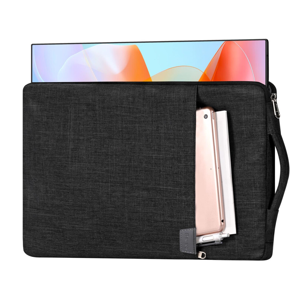 15.6/16.1-Inch Portable Monitor Case With Acessories Storage, Sleeve For Most 15.6/16.1" Portable Monitors, Water-Resistant Monitor Cover With Pocket, 5051222465752