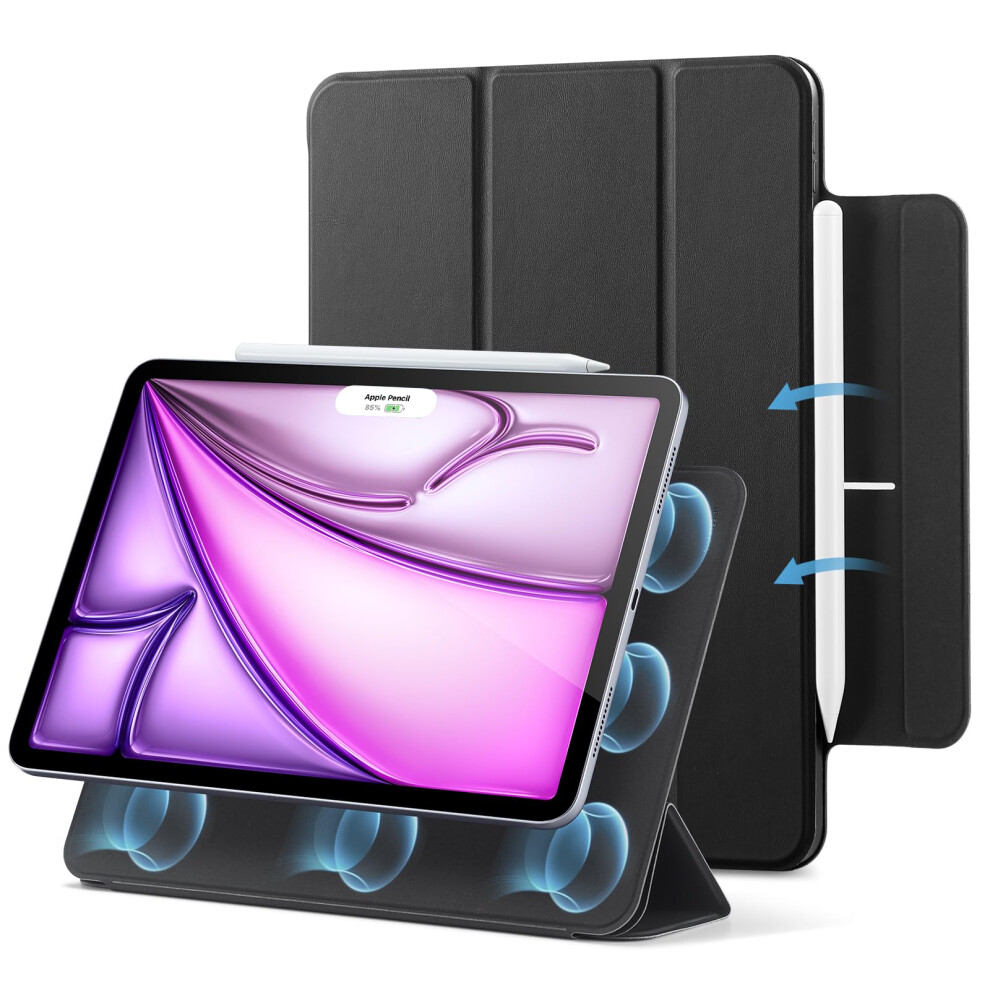Esr For Ipad Air 13 Inch Case M3/M2 (2025/2024), Ipad Pro 12.9 (2022/2021/2020), Powerful Magnetic Stand, Slim Trifold Stand Case, Supports Pencil Pro 5051222464281