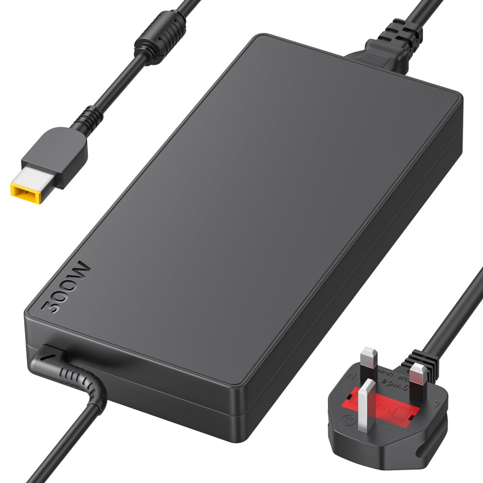 Replacement For 300W Lenovo Laptop Charger Compatible With Lenovo Legion 5 5I 5P 7 7I Pro 15 16 17 R9000p R9000k Y9000k Y9000x, Adl300sdc3a Gx21f23045 5051221696706
