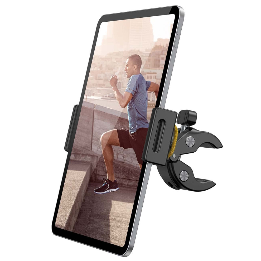 Lamicall Exercise Bike Tablet Holder, Treadmill Exercise Gym Tablet Mount - Adjustable Indoor Handlebar Bracket For Ipad Pro 9.7/10.5/11/12.9, Air 5051122466521