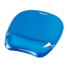 Fellowes Mouse Mat Wrist Support - Crystals Gel Mouse Pad with Non Slip Rubber Base - Ergonomic Mouse Mat for Computer, Laptop, Home Office Use -