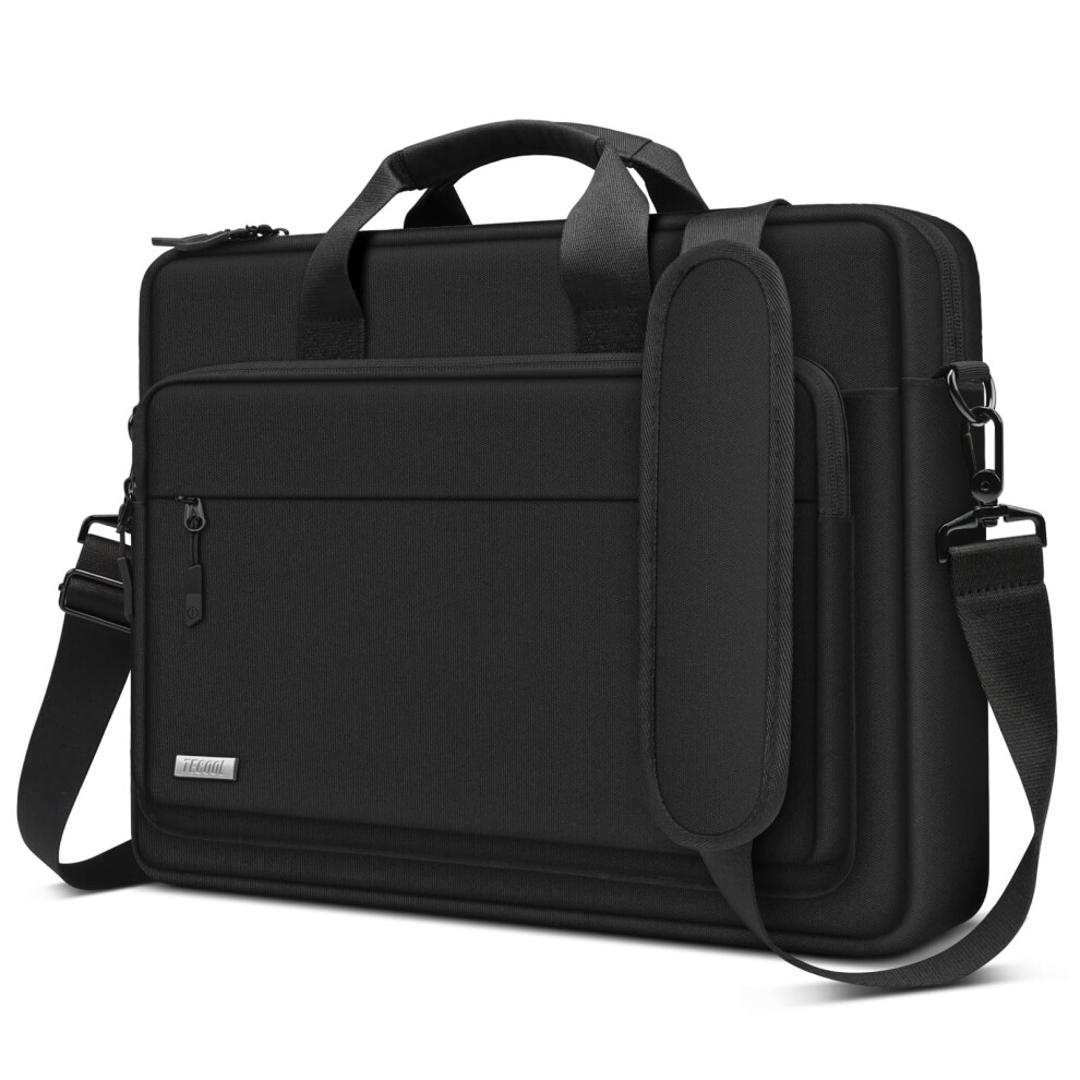 Tecool 17 Inch Laptop Bag,17 Inch Laptop Case With Shoulder Strap For Men Women Business Messenger Computer Bag For 17-17.3" Lenovo Acer Asus Dell Hp 5051222463697