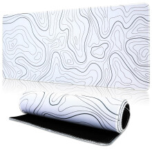 TOPWAYS Mouse Mat Mouse Pad, Large Desk Mat Gaming Mouse Pad Keyboard Mat Desk Pad Mousemat Extend Long Mouse Mat for Keyboard and Mouse 800 x 300 x