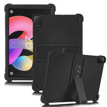 ATOOZ for TCL Tab 10L Gen 4 Case 10.1 Inch 2025,Shockproof Soft Silicone Kids Case for TCL Tab 10L Gen 4 Tablet (8483A) with Stand (Black)
