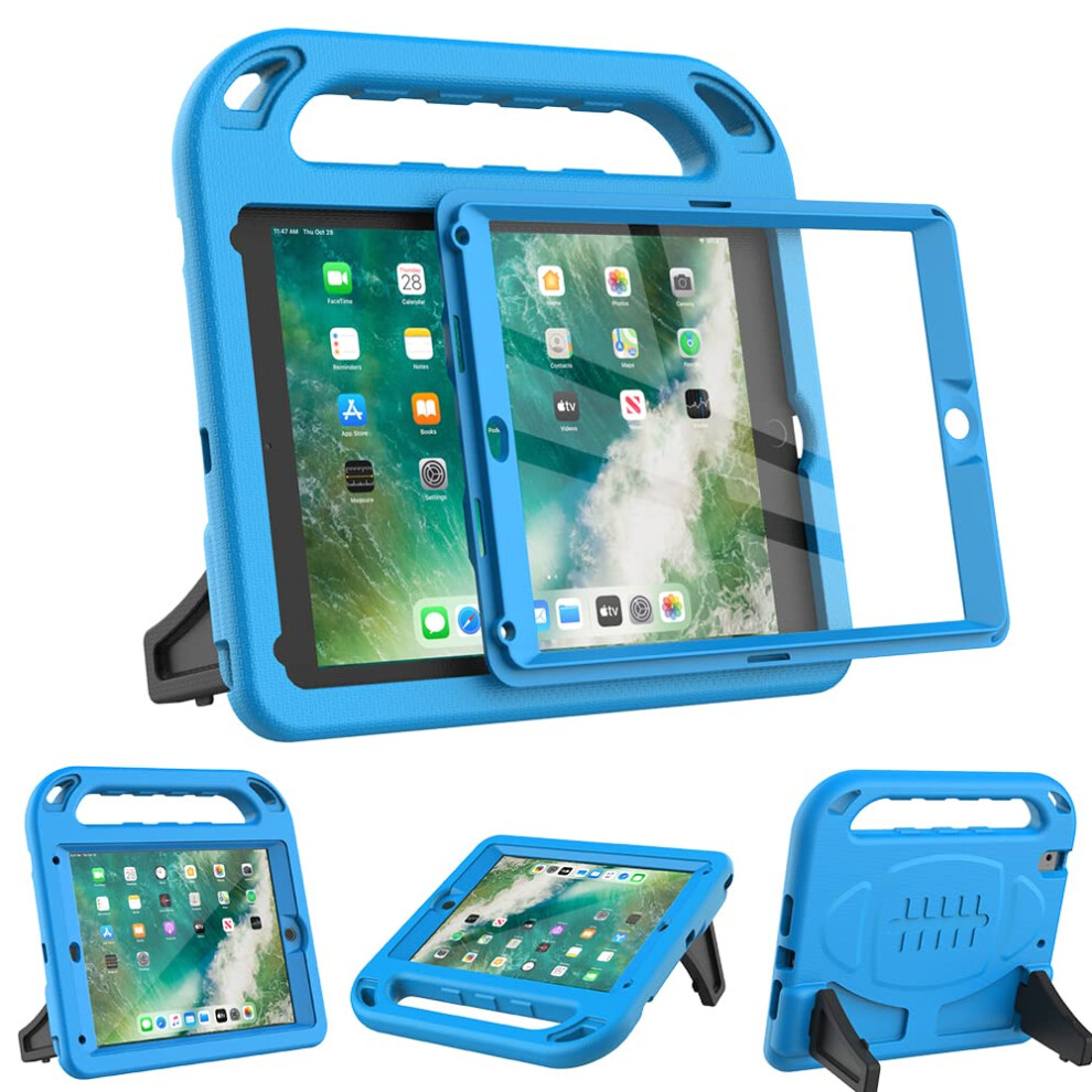 Surom Kids Case For New Ipad 9.7 2018/2017 With Built-In Screen Protector, Weight Shock Proof Handle Stand Kids Case For Ipad 9.7 2017/2018 Ipad Light 5051221707372