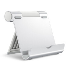 JETech Tablet Stand, Adjustable Portable Desktop Holder, Foldable Dock for iPad/iPad Pro/Air/Mini, Galaxy Tab A8/A7 Lite/A7/S8/S7, Kindle,