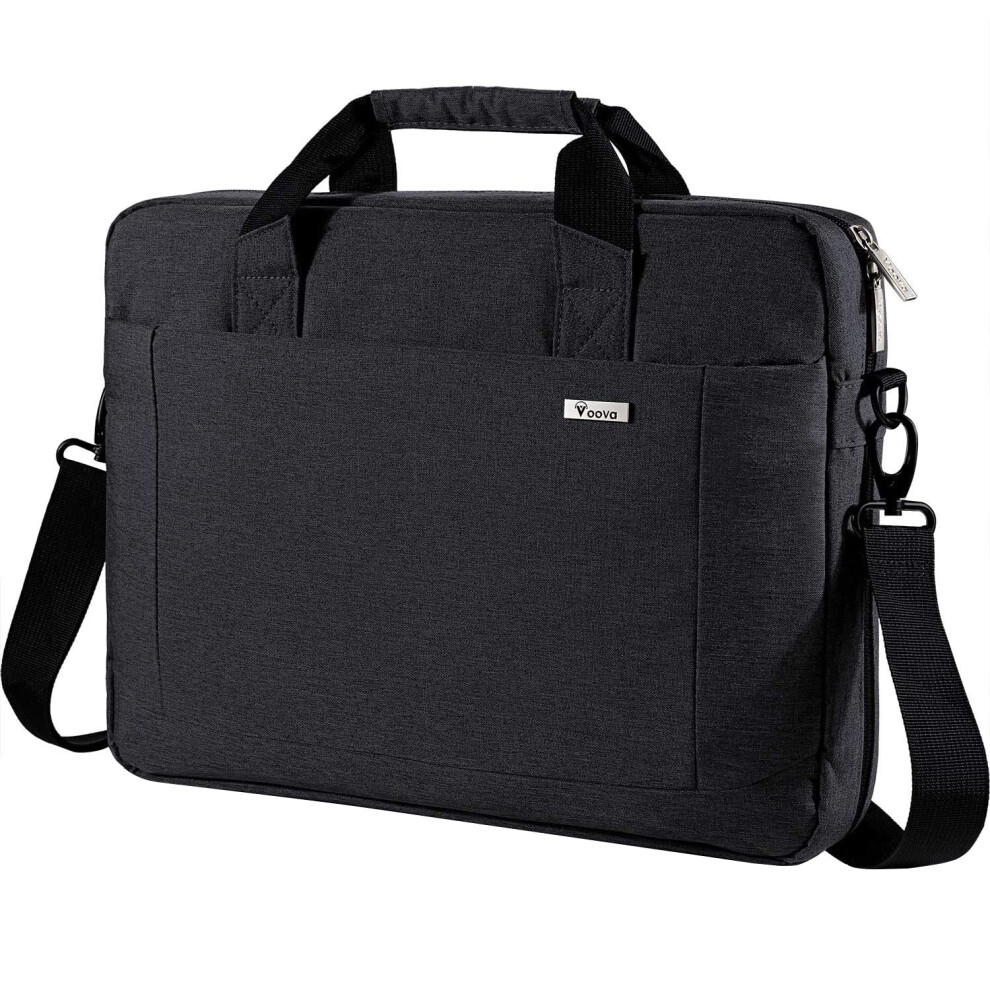 Voova Laptop Bag Case 14 15 15.6 Inch, Computer Sleeve Messenger Bag With Shoulder Strap Expandable Waterproof Business Briefcase For Men Women To 5051222473238
