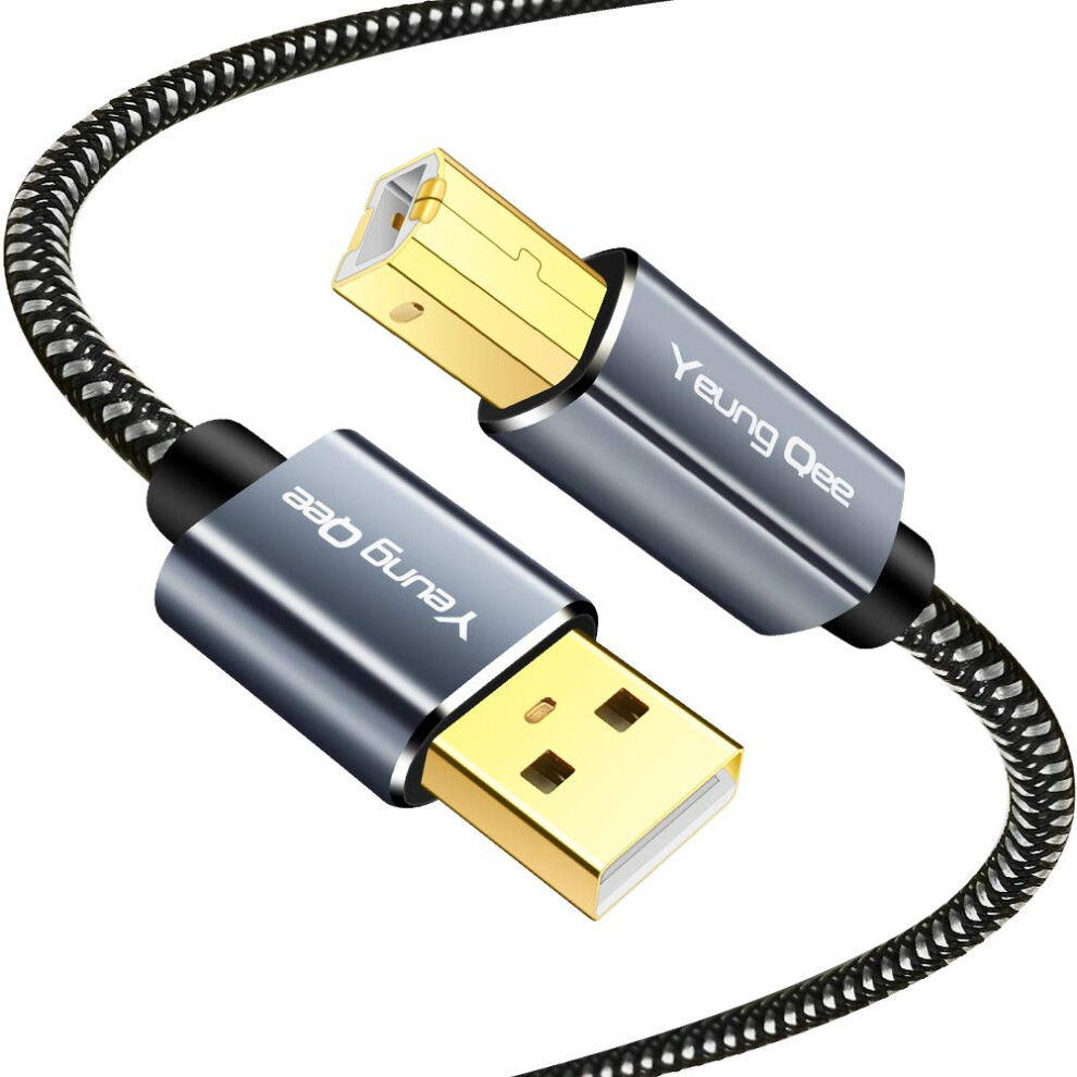Usb Printer Cable 10M, High Speed 2.0 A Male To Type B Male Scanner Cable Cord Compatible With Hp, Canon, Epson, Dell, Brother, Lexmark, Xerox, 5051221710532