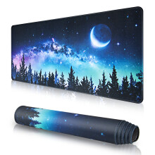 EFISH Mouse Pad (800 * 300 * 3 MM) Extended Large Mouse Mat Desk Pad, Stitched Edges Mousepad,Non-Slip Rubber Base,XL Gaming Mouse Pad for Office &