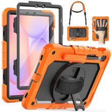 SEYMAC Case for Samsung Galaxy Tab S10 Lite/S10 FE (2025)/S9 FE 10.9 inch/S9 11 inch 2023, Shockproof Case with Screen Protector, Hand Strap, Shoulder