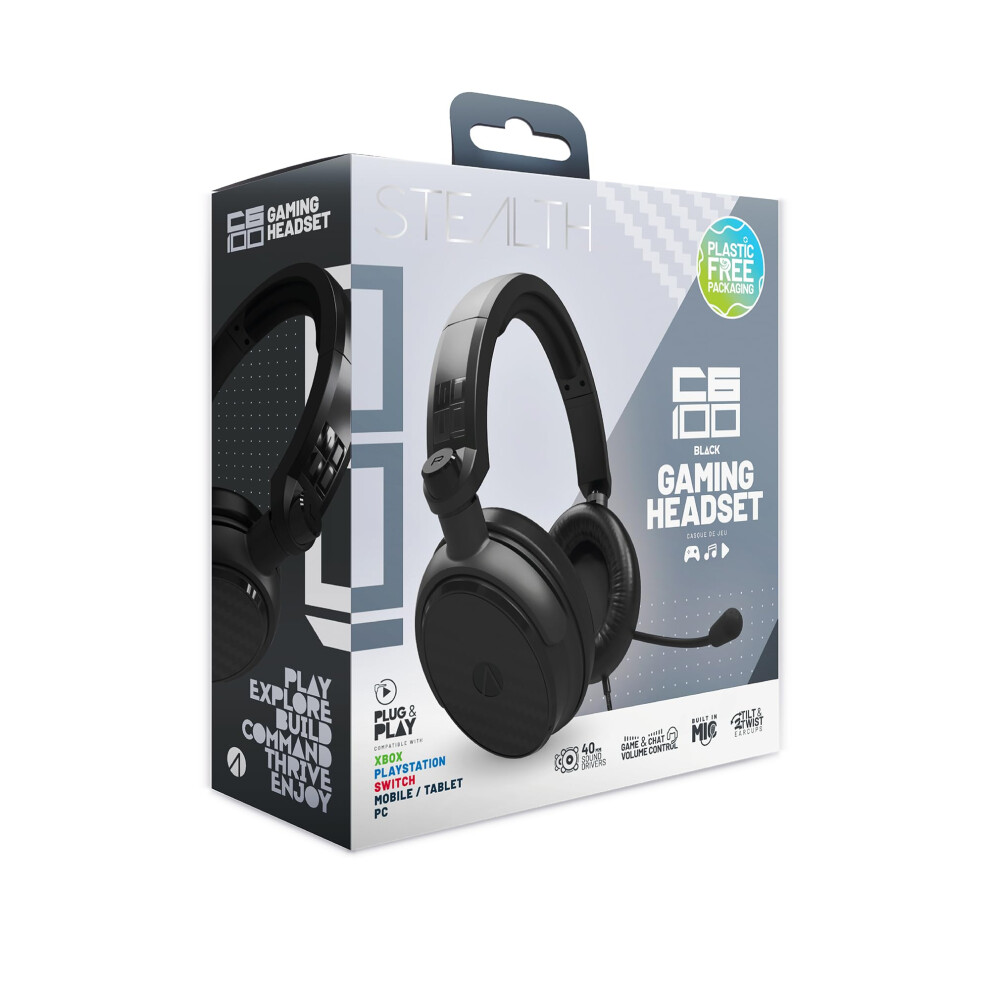 Stealth C6-100 Gaming Headset Range (Matte ) Black 5051222476079