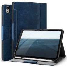 Antbox Case for iPad (A16) 11th Generation 11'' 2025/ iPad 10th Generation 10.9'' 2022 with Built-in Pencil Holder Auto Sleep/Wake Function PU Leather