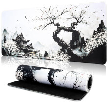 TOPWAYS Mouse Mat Mouse Pad, Large Desk Mat Gaming Mouse Pad Keyboard Mat Desk Pad Mousemat Extend Long Mouse Mat for Keyboard and Mouse 800 x 300 x