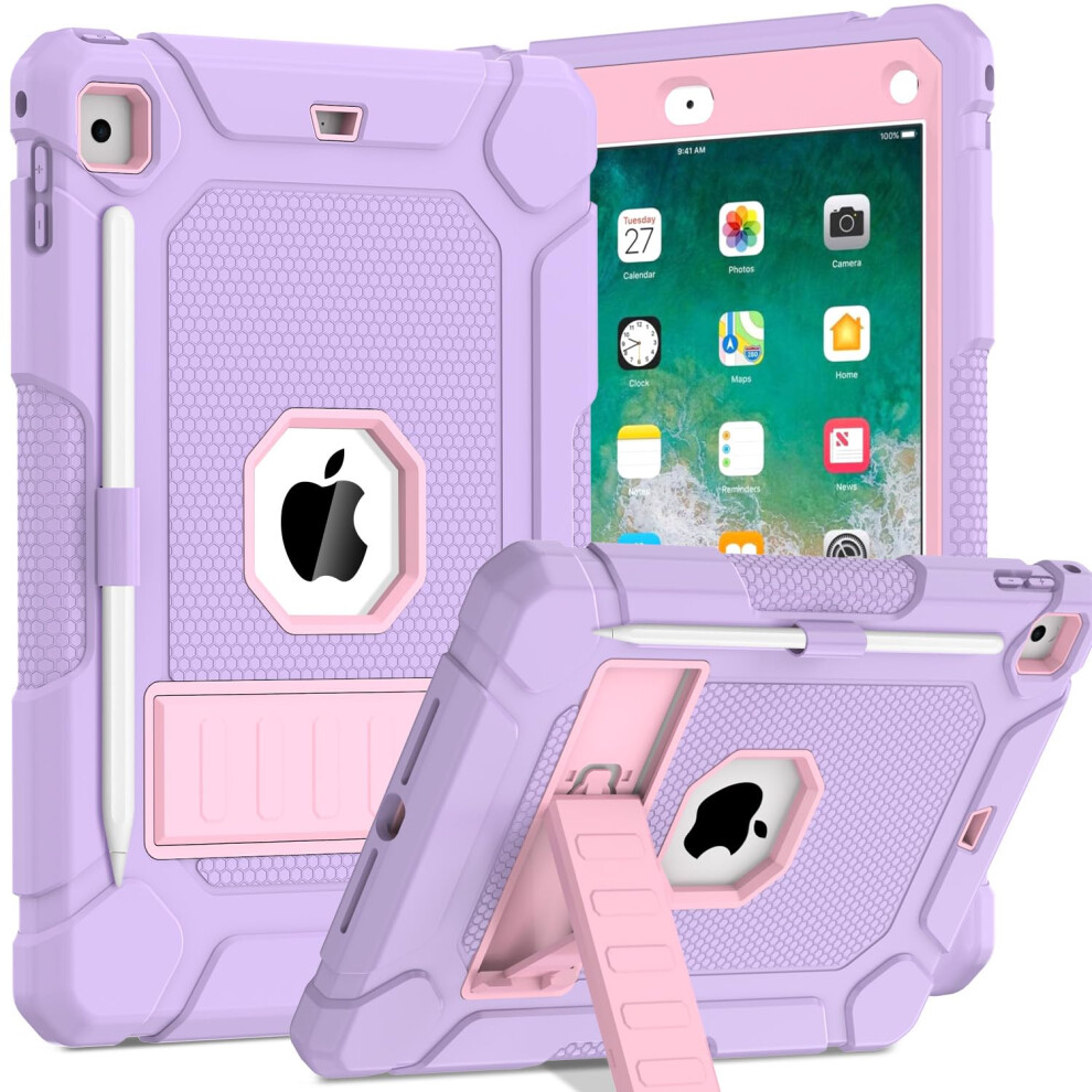 Topwant Case For Ipad 6Th 5Th Generation (9.7 Inch, 2018/2017), Shockproof Protective Ipad 9.7 Case With Built-In Stand/Pencil Holder For Ipad 6Th/5Th 5051222469118