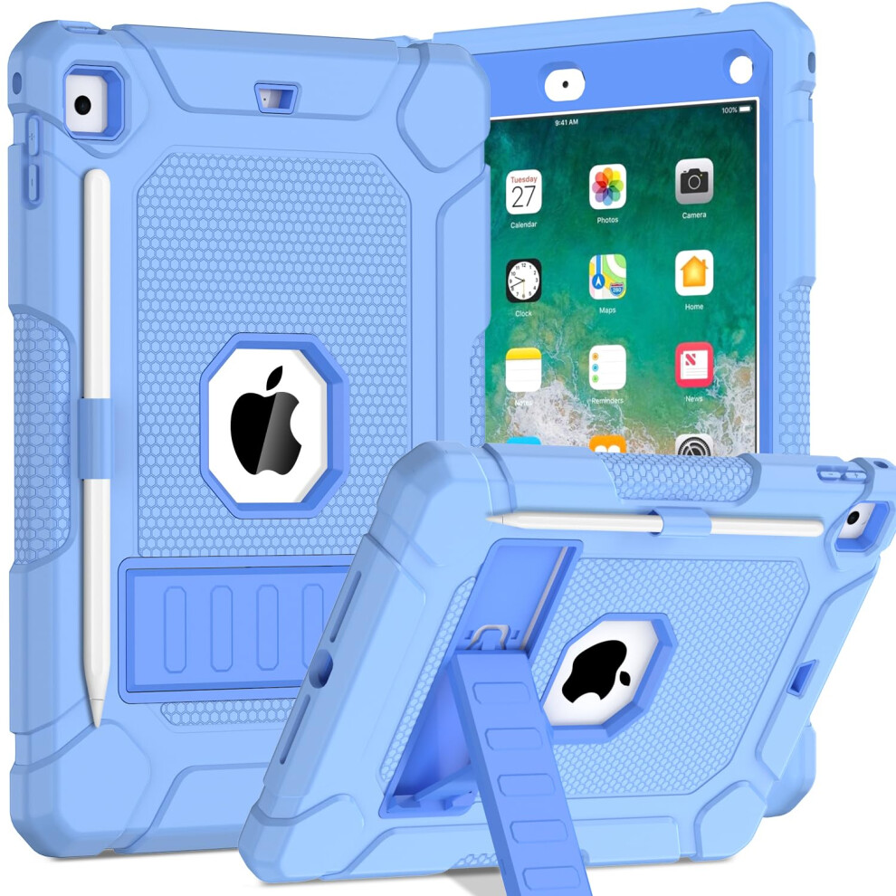 Topwant Case For Ipad 6Th 5Th Generation (9.7 Inch, 2018/2017), Shockproof Protective Ipad 9.7 Case With Built-In Stand/Pencil Holder For Ipad 6Th/5Th 5051222468999