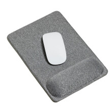SenseAGE Mouse Pad with Wrist Support ? Mouse Mat with Wrist Rest, Non-Slip Leather Base, Smooth Surface for Precise Control, Desk Mouse Mat for