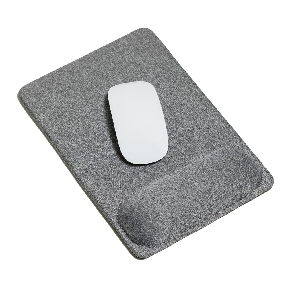 Senseage Mouse Pad With Wrist Support ? Mouse Mat With Wrist Rest, Non-Slip Leather Base, Smooth Surface For Precise Control, Desk Mouse Mat For 5051221713366
