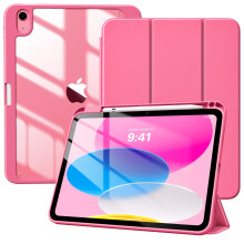 TiMOVO Case for iPad (A16) 11th Generation 11 Inch 2025, iPad 10th Generation Case 10.9 Inch 2022 with Pencil Holder,Slim Protective Cover with Clear