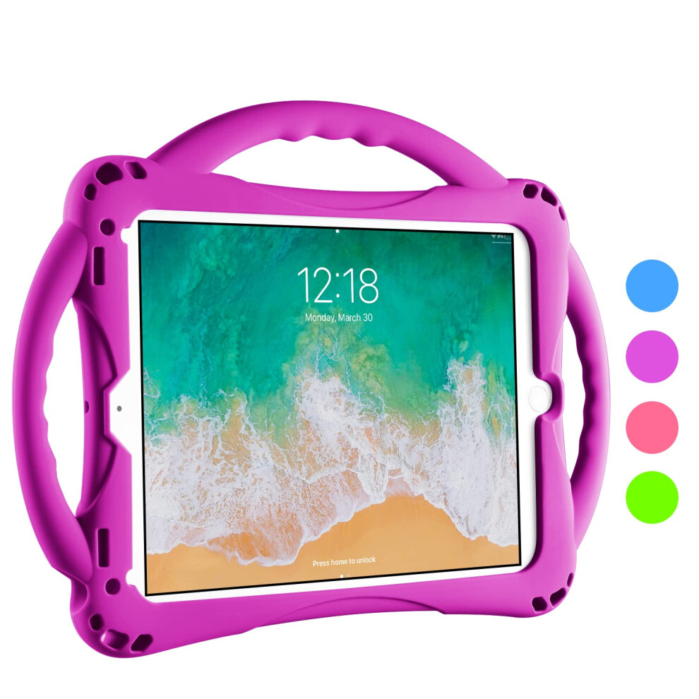 Topesct Kids Case For Ipad 6Th/5Th Gen, Ipad Air/Air 2 & Ipad Pro 9.7 Inch, Built-In Handle Stand Comes With A Strap, Silicone Shockproof Protective 5051222472026