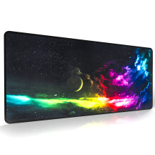 EFISH Mouse Pad (800 * 300 * 3 MM) Extended Large Mouse Mat Desk Pad, Stitched Edges Mousepad,Non-Slip Rubber Base,XL Gaming Mouse Pad for Office &