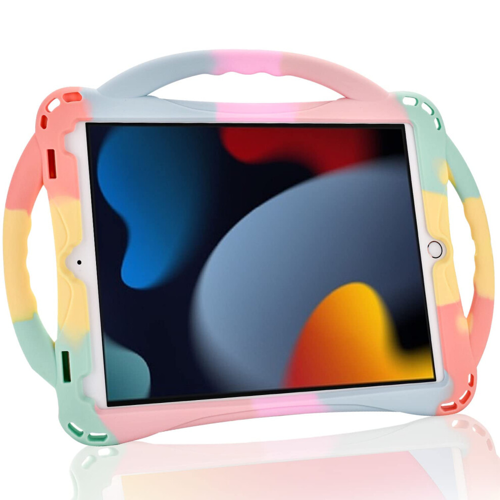 Topesct Kids Case For Ipad 10.2 9Th Gen (2021)/8Th Gen (2020)/7Th Gen (2019), Topesct Shockproof Handle Stand Case Compatible With Ipad 7Th/8Th/9Th 5051222475713