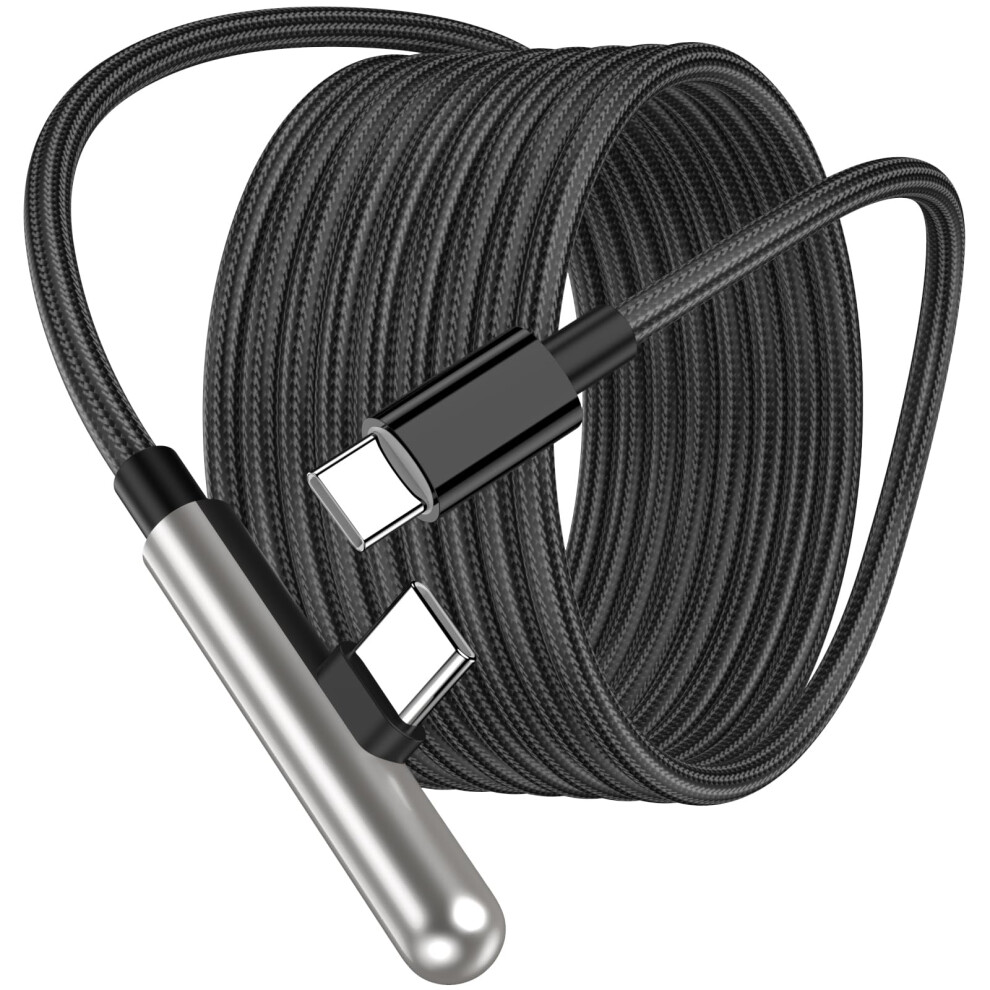 5M Usb C Cable Fast Charging 240W 100W,16Ft Extra Long Usb C To C Charger Cable Right Angle Typec Data Cord Braided For Iphone 17 16 Pro Max Plus 5051221716947