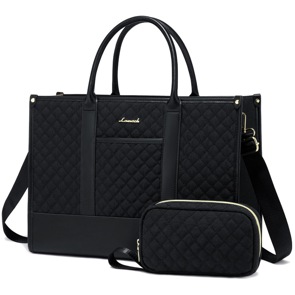 Photos - Travel Bags LOVEVOOK Handbags for Women Laptop Bags 15.6 Inch, Ladies Tote Bag for Work Office Business School, Large Womens Shoulder Ba