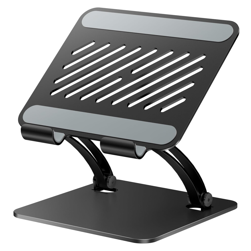 Tounee Tablet Holder Stand, Dual Rod Adjustable Aluminum Desktop Stand, Compatible With 4-16.5" Ipads, Surface Tablets, Portable Monitor, Kindle And 5051222477625