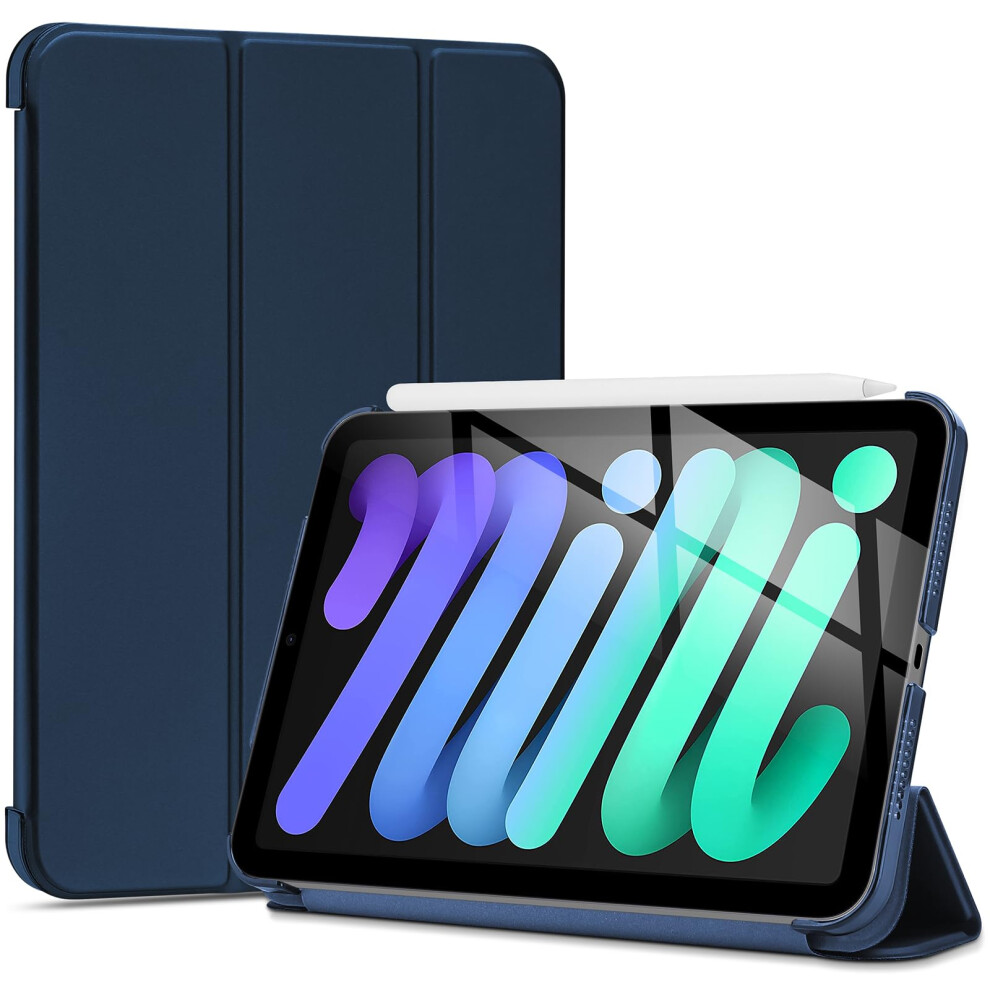 Procase Smart Case For Ipad Mini 7 (A17 Pro 2024)/ Mini 6 2021 8.3 Inch, Hard Back Cover For Ipad Mini 7Th/6Th Generation 5051221718934