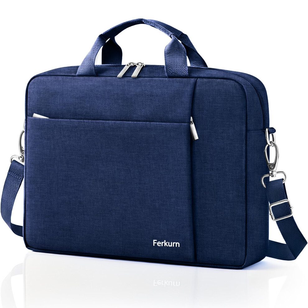 Ferkurn Laptop Bag Case For Women Men, Messenger Briefcase Computer Bag With Shoulder Compatible With Macbook Pro/Air, Xps Latitude, Hp Pavilion, 5051221719788