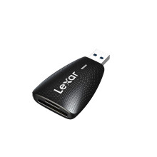 Lexar Multi-Card 2-in-1 USB 3.1 Reader, Up to 312MB/s for UHS-I UHS-II SD Card and Micro SD Card, Compatible with USB 3.0/2.0, Compact Portable Card