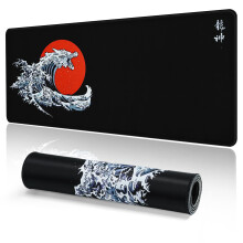 EFISH Gaming Mouse Mat Large Mouse Pad (31.5" x 11.8") Washable Laptop Desk Pad, Japanese Keyboard Pad, Non-Slip Rubber Base Desk Mat for Macbook, PC,