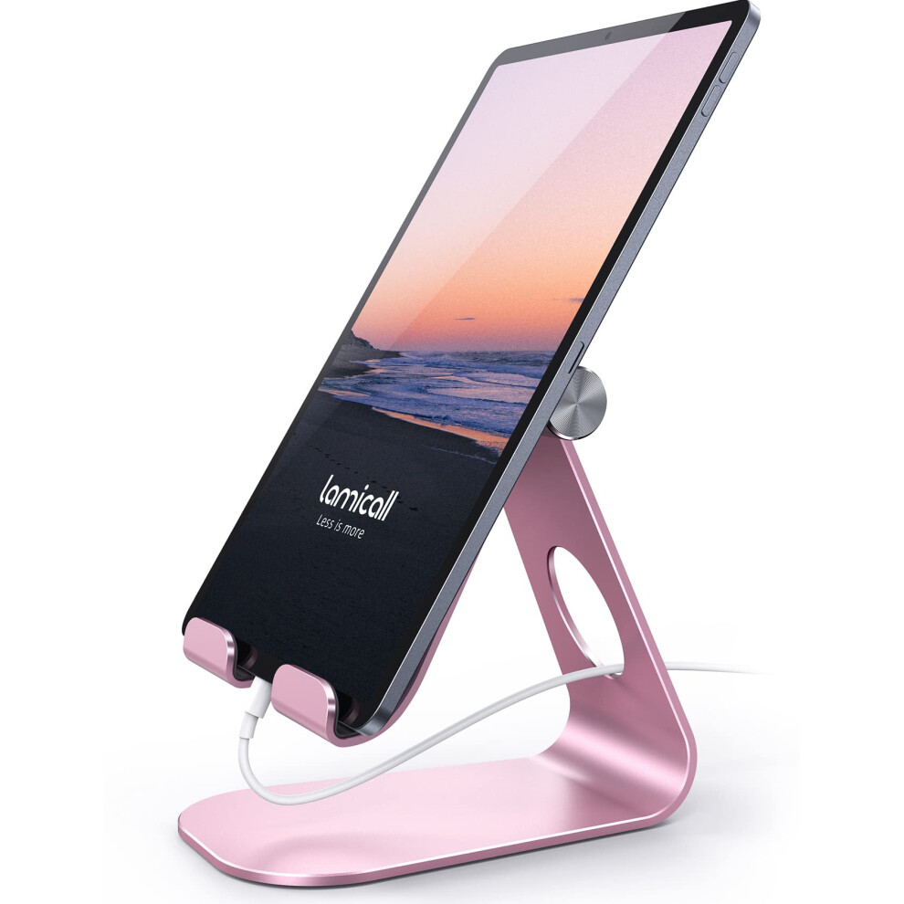 Lamicall Tablet Stand, Adjustable Tablet Holder - Desktop Stand Dock Compatible With New 2024 Ipad Pro 9.7, 10.5, 11, 12.9, 13, Ipad Air Mini 2 3 4 5 5051222481851