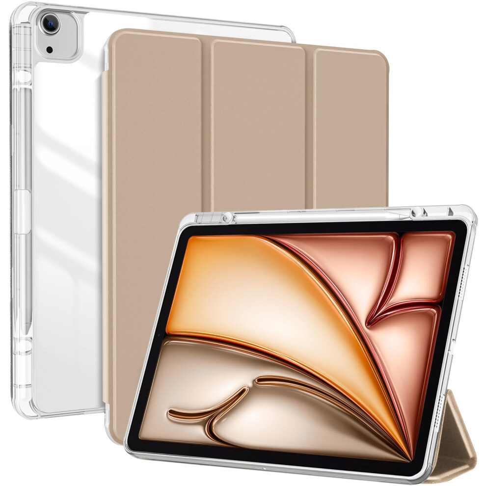 Procase For Ipad Air 13 Inch Case M3 2025/ M2 2024 With Pencil Holder, Hybrid Smart Cover Ipad 13 Air M3 M2 Case With Clear Transparent Back, Support 5051222476321