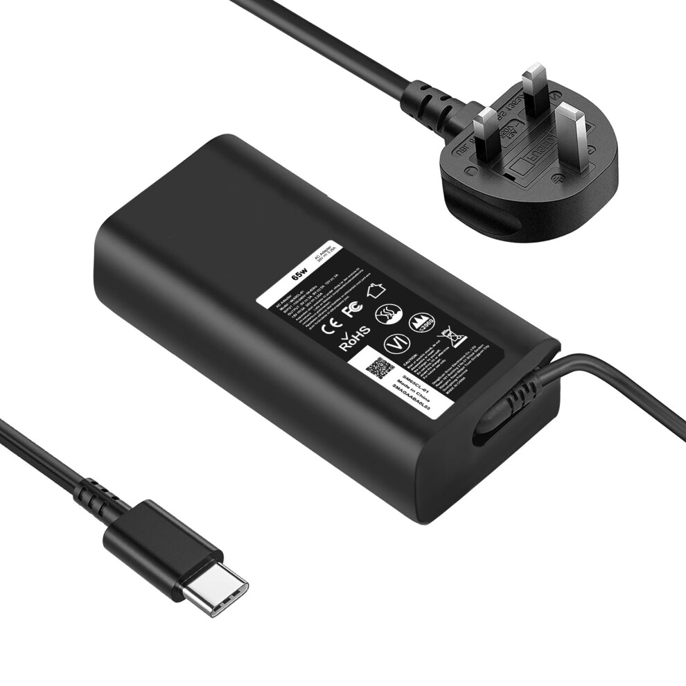 Sldyapcx 65W 45W Usb Type C Ac Power Adapter Laptop Charger Compatible With Dell Xps 13 9350 9360 9365 9370 9380 Latitude 5420 5520 5320 7420 5430 5051222478806