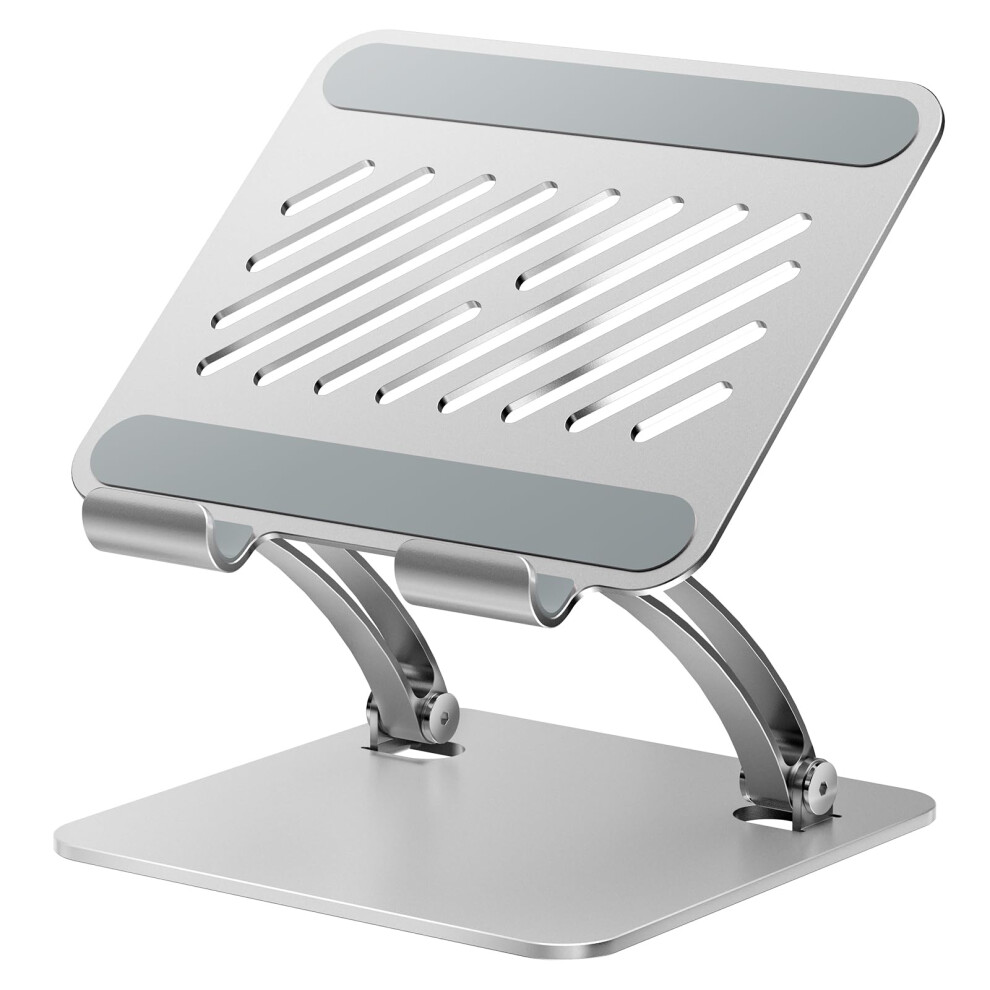 Tounee Tablet Holder Stand, Dual Rod Adjustable Aluminum Desktop Stand, Compatible With 4.7-16.5" Ipads, Surface Tablets, Portable Monitors, Kindle & 5051222478196