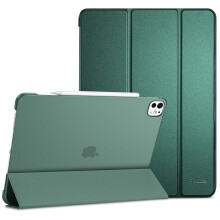 ProCase for iPad Pro 13 Inch Case M5 2025/ M4 2024, Smart Cover iPad Pro M5 M4 Case 13 Inch, Slim Stand Translucent Hard Shell Back, Supports Touch