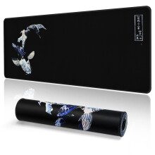 EFISH Gaming Mouse Mat Large Mouse Pad (31.5" x 11.8") Washable Laptop Desk Pad, Japanese Keyboard Pad, Non-Slip Rubber Base Desk Mat for Macbook, PC,