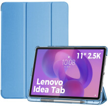 ProCase Folio Case for Lenovo Idea Tab 11" 2025/K11 Gen 2 with Pen Holder, Lenovo Idea Tab 11 Inch TB-336ZU/336FU Slim Stand Tri-Fold Hard Shell