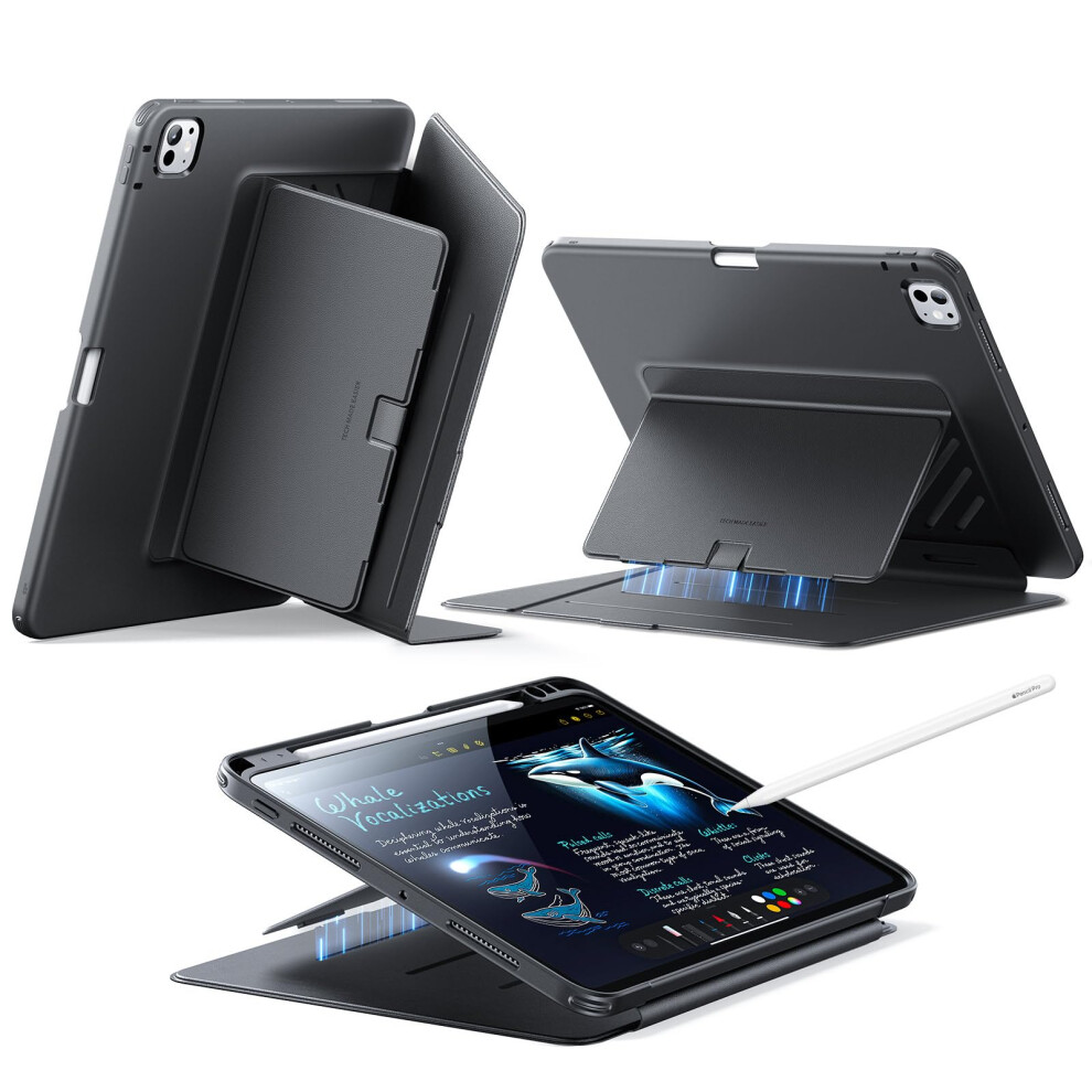 Esr For Ipad Pro 11 Inch Case M5/M4 (2025/2024), Vertical Stand Cover, Multi Stand Angles, Ultra-Stable Case For Ipad Pro 11 (2025/2024) With Pencil 5051222477793