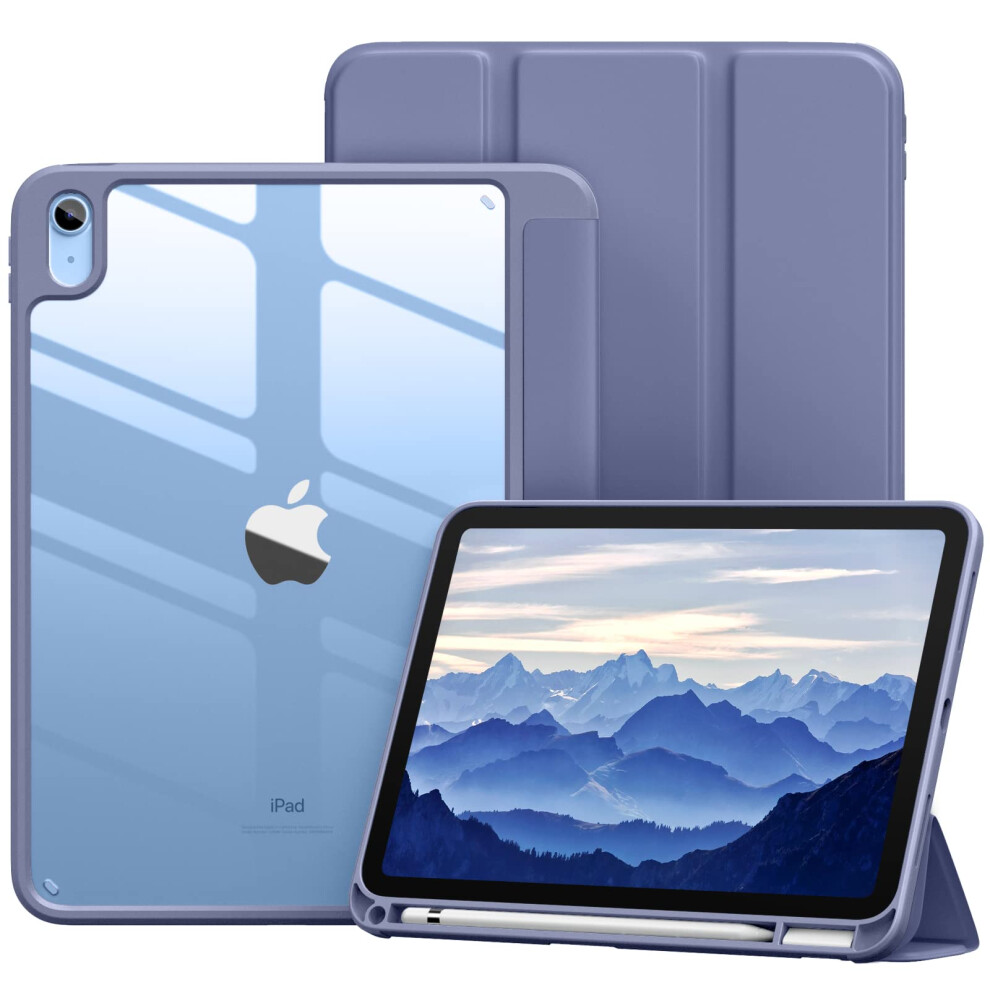 Vobafe Case For Ipad A16 11Th Generation 11 Inch 2025/Ipad 10Th Generation 10.9 Inch 2022, Pc Clear Back Cover, Trifold Stand For Ipad 11Th/10Th Gen 5051221728148
