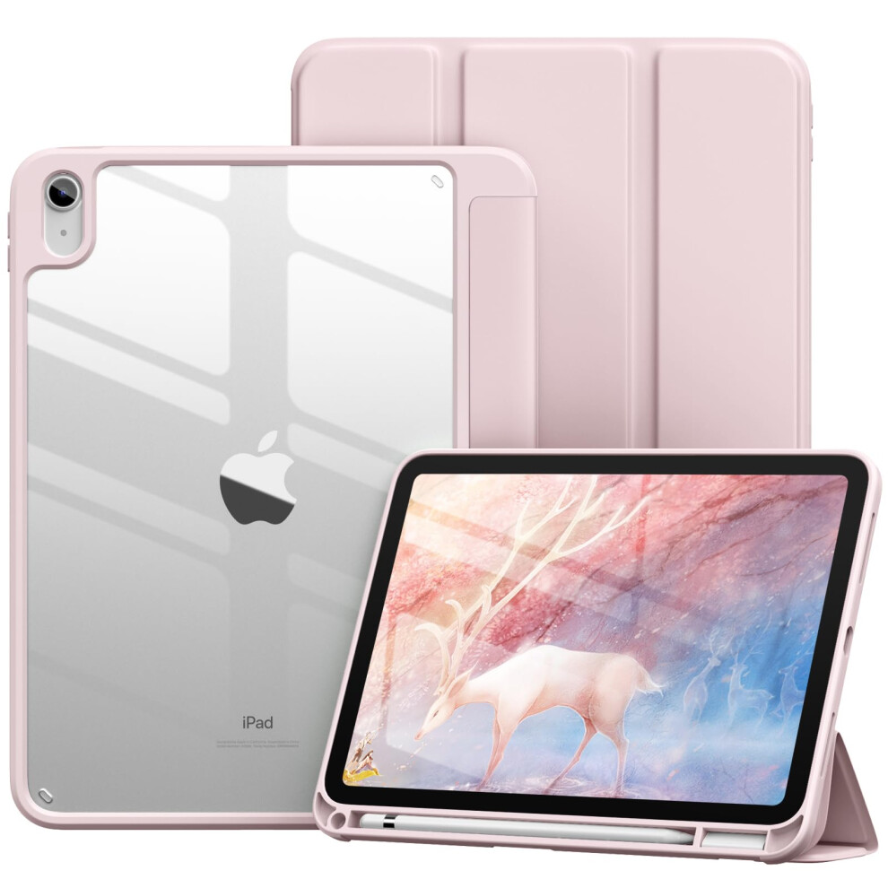 Vobafe Case For Ipad A16 11Th Generation 11 Inch 2025/Ipad 10Th Generation 10.9 Inch 2022, Pc Clear Back Cover, Trifold Stand For Ipad 11Th/10Th Gen 5051221728087