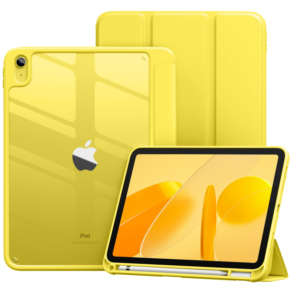 Vobafe Case For Ipad A16 11Th Generation 11 Inch 2025/Ipad 10Th Generation 10.9 Inch 2022, Pc Clear Back Cover, Trifold Stand For Ipad 11Th/10Th Gen 5051222482902