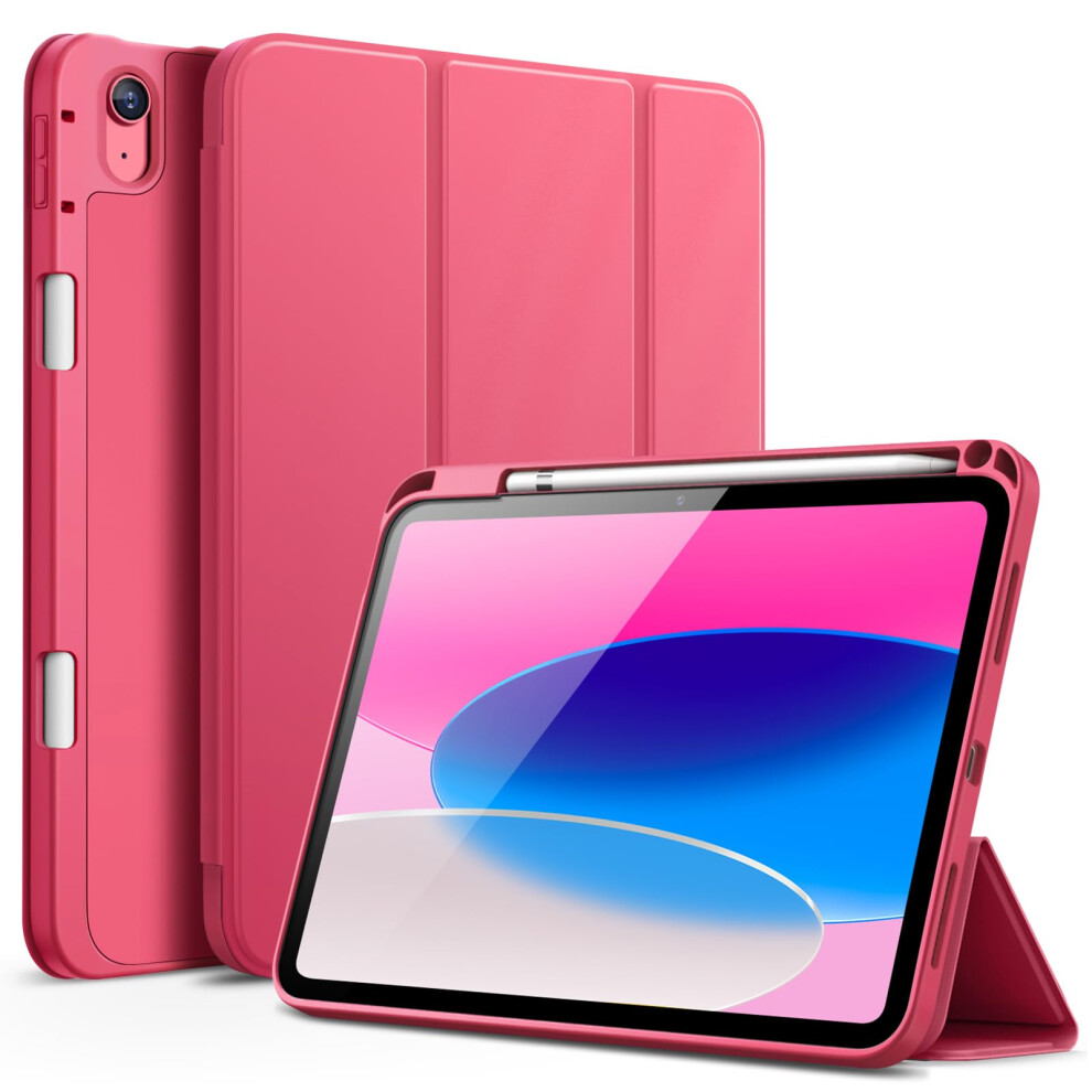 Photos - Other for Computer Jetech Case for iPad (A16) 11th/10th Generation  with Pencil Holder, Slim Tablet Cover with Soft TPU Back, Auto W (2025/2022)